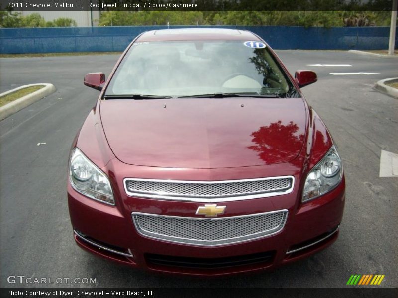 Red Jewel Tintcoat / Cocoa/Cashmere 2011 Chevrolet Malibu LT