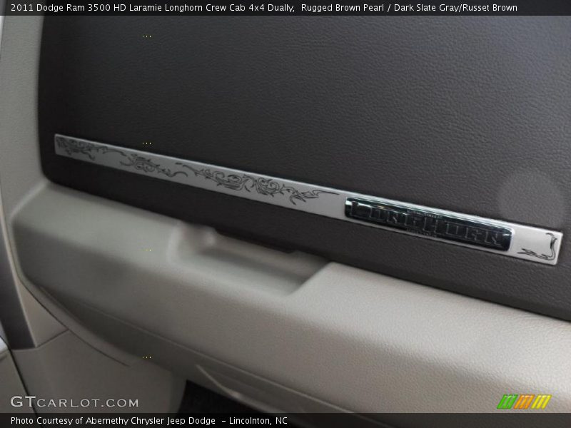 Rugged Brown Pearl / Dark Slate Gray/Russet Brown 2011 Dodge Ram 3500 HD Laramie Longhorn Crew Cab 4x4 Dually