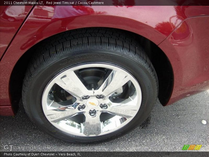 Red Jewel Tintcoat / Cocoa/Cashmere 2011 Chevrolet Malibu LT