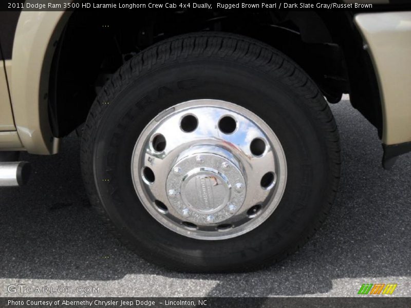 Rugged Brown Pearl / Dark Slate Gray/Russet Brown 2011 Dodge Ram 3500 HD Laramie Longhorn Crew Cab 4x4 Dually