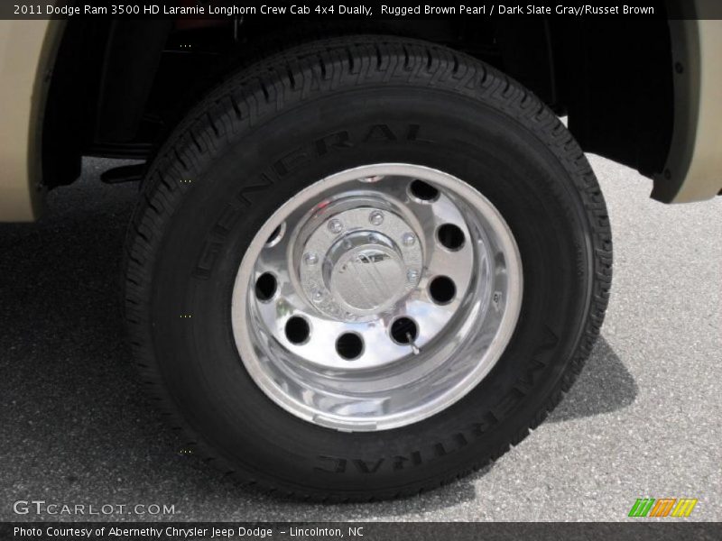 Rugged Brown Pearl / Dark Slate Gray/Russet Brown 2011 Dodge Ram 3500 HD Laramie Longhorn Crew Cab 4x4 Dually