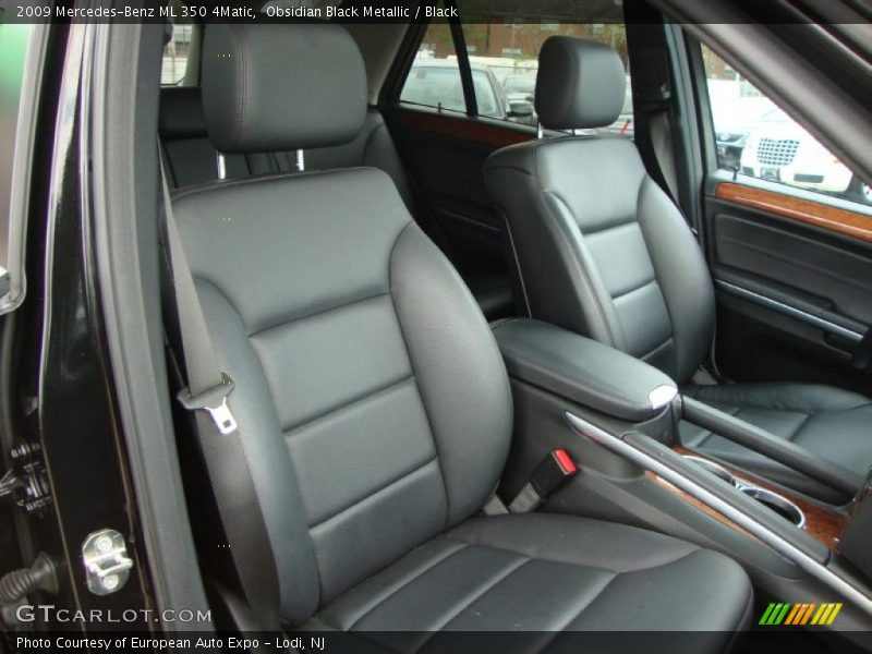 Obsidian Black Metallic / Black 2009 Mercedes-Benz ML 350 4Matic