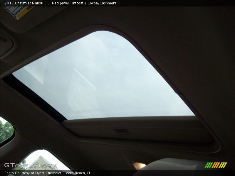 Red Jewel Tintcoat / Cocoa/Cashmere 2011 Chevrolet Malibu LT
