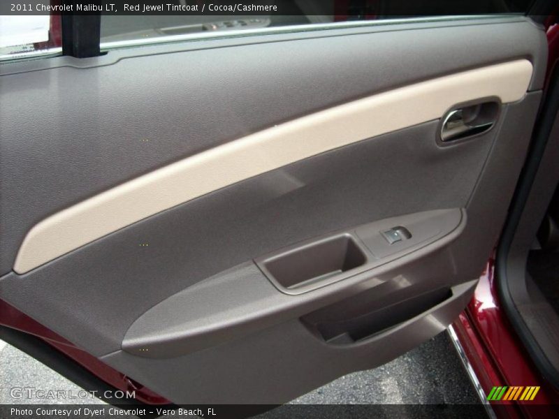 Red Jewel Tintcoat / Cocoa/Cashmere 2011 Chevrolet Malibu LT