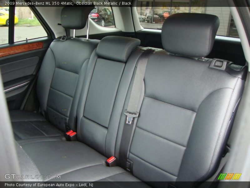 Obsidian Black Metallic / Black 2009 Mercedes-Benz ML 350 4Matic