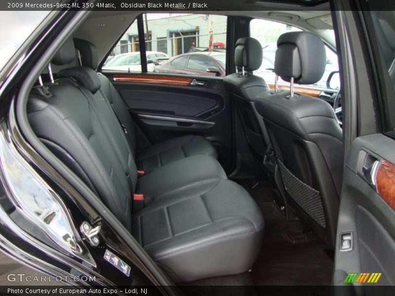 Obsidian Black Metallic / Black 2009 Mercedes-Benz ML 350 4Matic