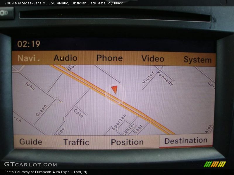 Obsidian Black Metallic / Black 2009 Mercedes-Benz ML 350 4Matic