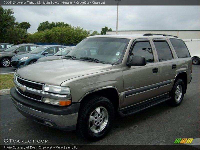 Light Pewter Metallic / Gray/Dark Charcoal 2003 Chevrolet Tahoe LS