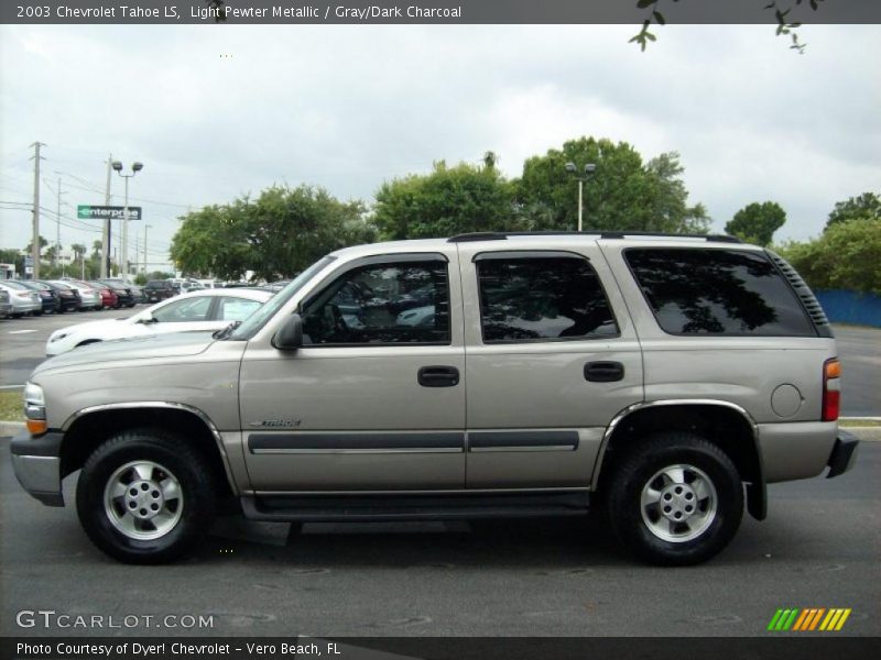 Light Pewter Metallic / Gray/Dark Charcoal 2003 Chevrolet Tahoe LS