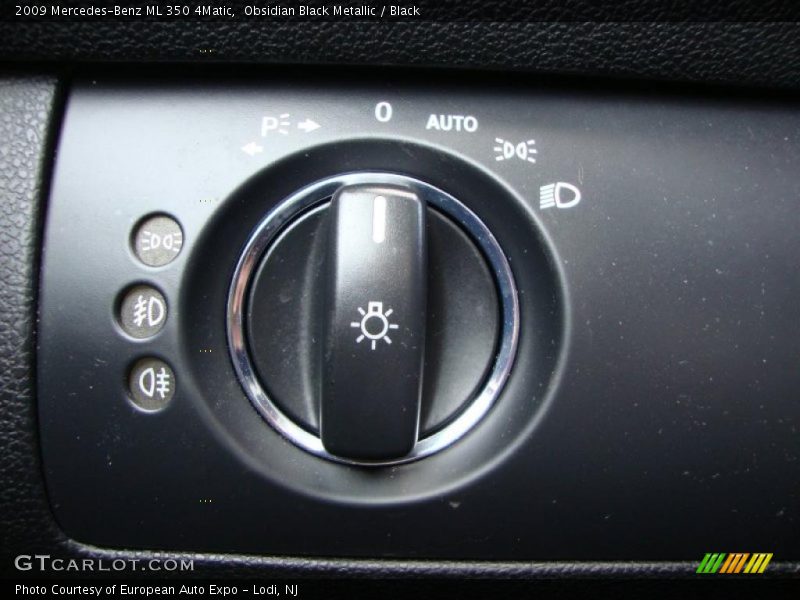 Obsidian Black Metallic / Black 2009 Mercedes-Benz ML 350 4Matic