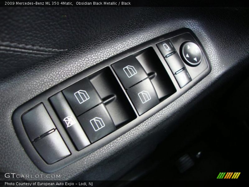 Obsidian Black Metallic / Black 2009 Mercedes-Benz ML 350 4Matic