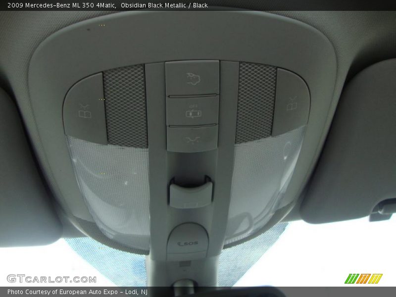 Obsidian Black Metallic / Black 2009 Mercedes-Benz ML 350 4Matic