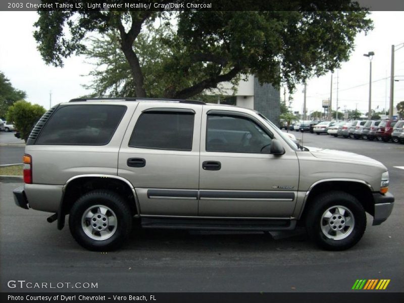 Light Pewter Metallic / Gray/Dark Charcoal 2003 Chevrolet Tahoe LS