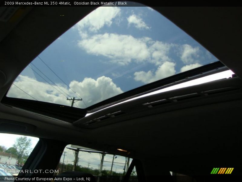 Obsidian Black Metallic / Black 2009 Mercedes-Benz ML 350 4Matic