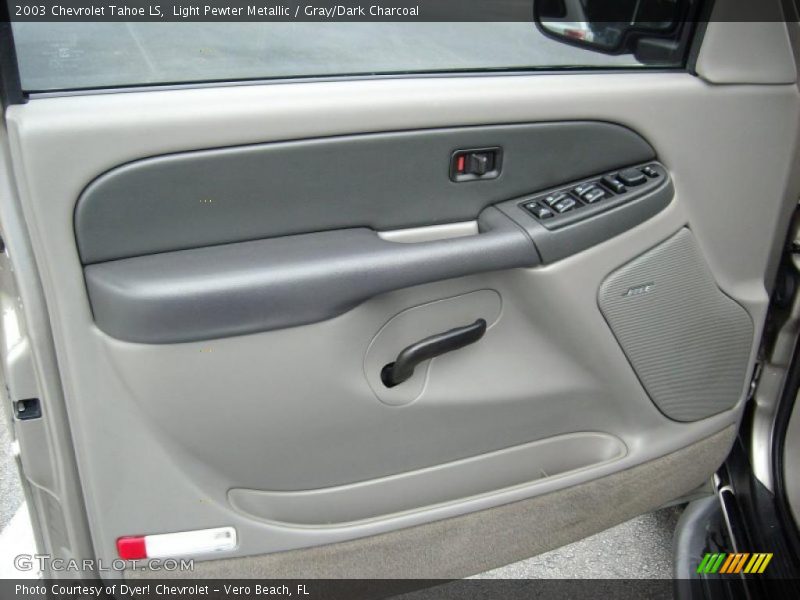 Light Pewter Metallic / Gray/Dark Charcoal 2003 Chevrolet Tahoe LS