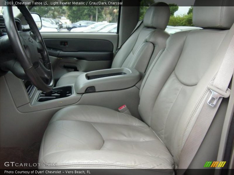 Light Pewter Metallic / Gray/Dark Charcoal 2003 Chevrolet Tahoe LS