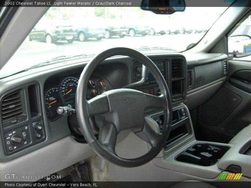 Light Pewter Metallic / Gray/Dark Charcoal 2003 Chevrolet Tahoe LS