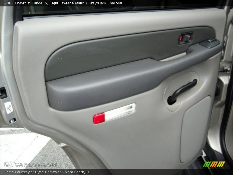 Light Pewter Metallic / Gray/Dark Charcoal 2003 Chevrolet Tahoe LS