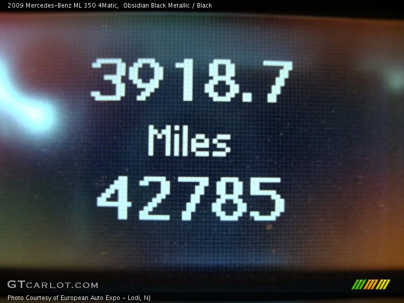 Obsidian Black Metallic / Black 2009 Mercedes-Benz ML 350 4Matic