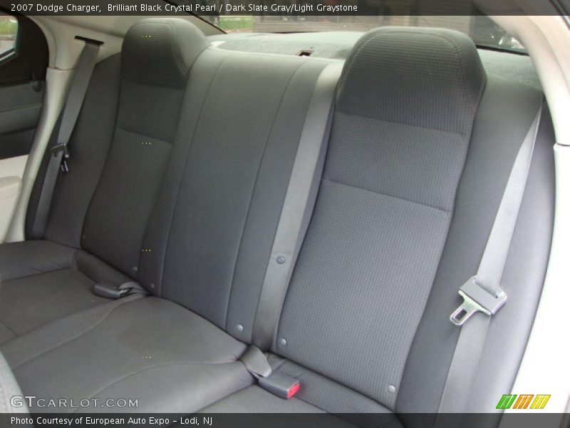 Brilliant Black Crystal Pearl / Dark Slate Gray/Light Graystone 2007 Dodge Charger
