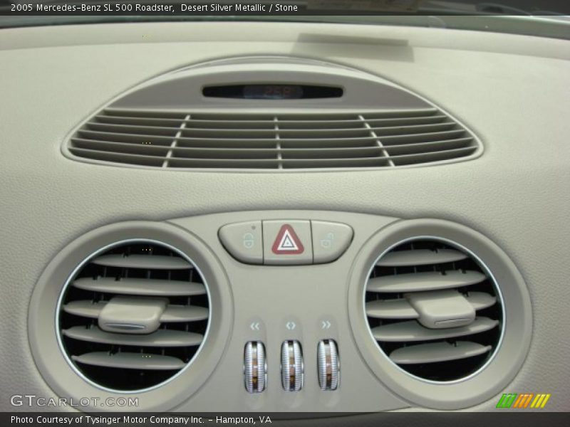 Desert Silver Metallic / Stone 2005 Mercedes-Benz SL 500 Roadster
