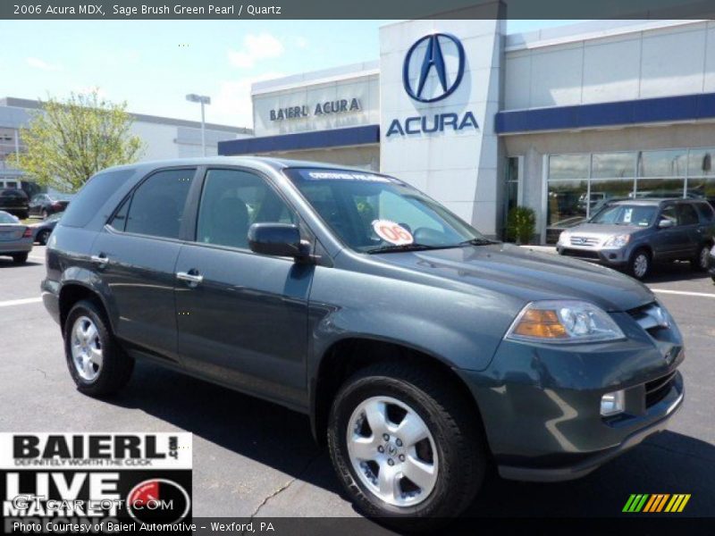 Sage Brush Green Pearl / Quartz 2006 Acura MDX