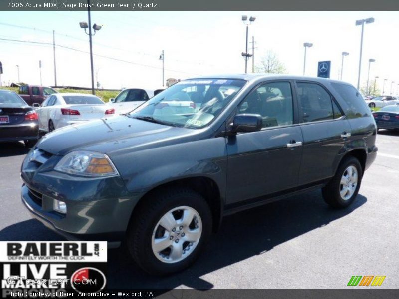 Sage Brush Green Pearl / Quartz 2006 Acura MDX