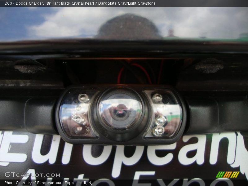 Brilliant Black Crystal Pearl / Dark Slate Gray/Light Graystone 2007 Dodge Charger