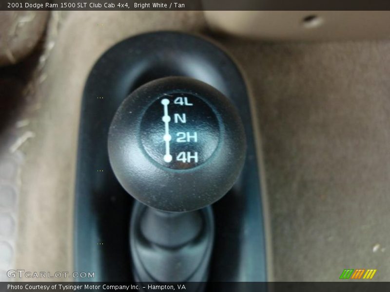 Bright White / Tan 2001 Dodge Ram 1500 SLT Club Cab 4x4