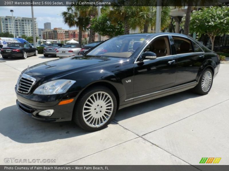  2007 S 600 Sedan Black