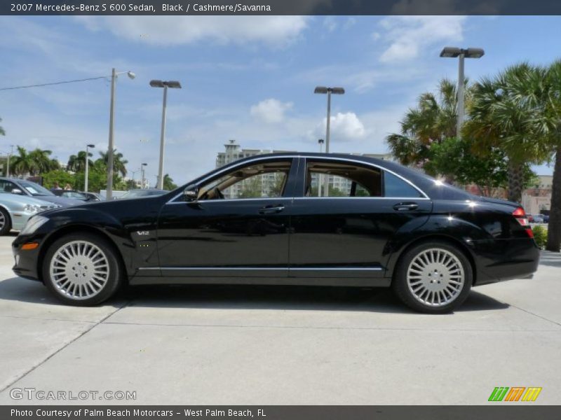  2007 S 600 Sedan Black