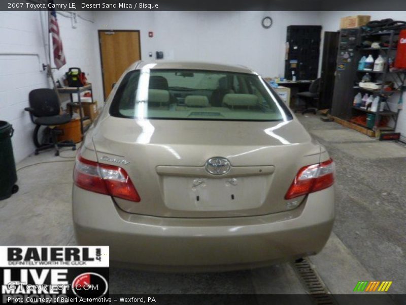 Desert Sand Mica / Bisque 2007 Toyota Camry LE