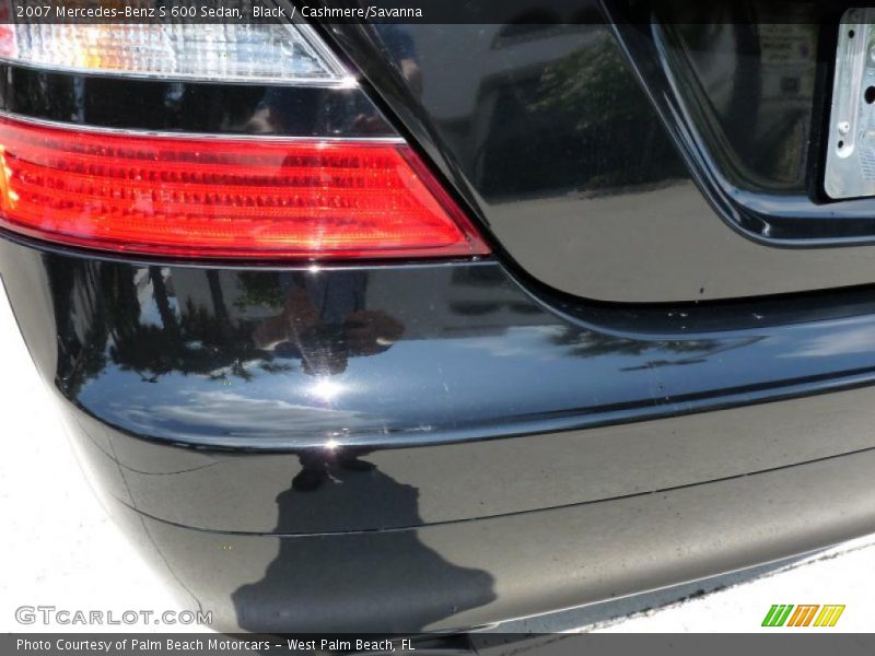 Black / Cashmere/Savanna 2007 Mercedes-Benz S 600 Sedan
