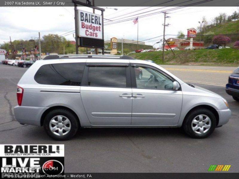 Silver / Gray 2007 Kia Sedona LX