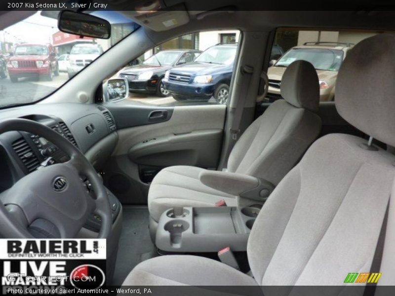 Silver / Gray 2007 Kia Sedona LX