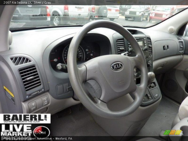 Silver / Gray 2007 Kia Sedona LX