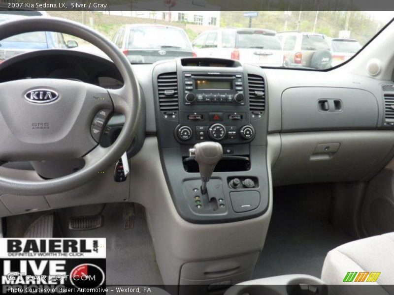 Silver / Gray 2007 Kia Sedona LX