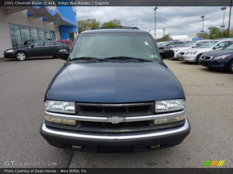 Indigo Blue Metallic / Graphite 2001 Chevrolet Blazer LS 4x4