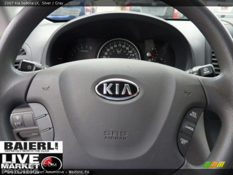 Silver / Gray 2007 Kia Sedona LX