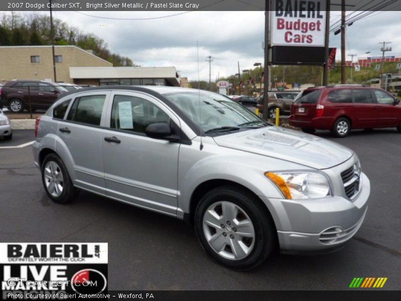 Bright Silver Metallic / Pastel Slate Gray 2007 Dodge Caliber SXT
