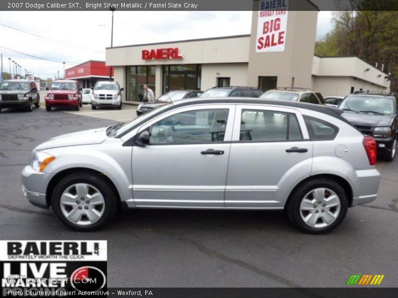 Bright Silver Metallic / Pastel Slate Gray 2007 Dodge Caliber SXT
