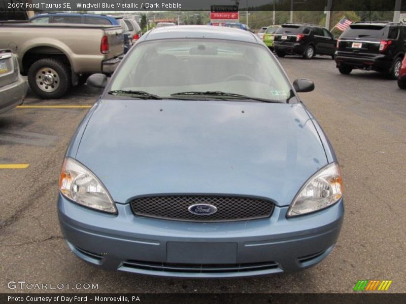 Windveil Blue Metallic / Dark Pebble 2007 Ford Taurus SE