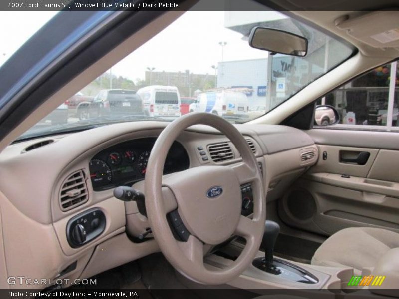 Windveil Blue Metallic / Dark Pebble 2007 Ford Taurus SE