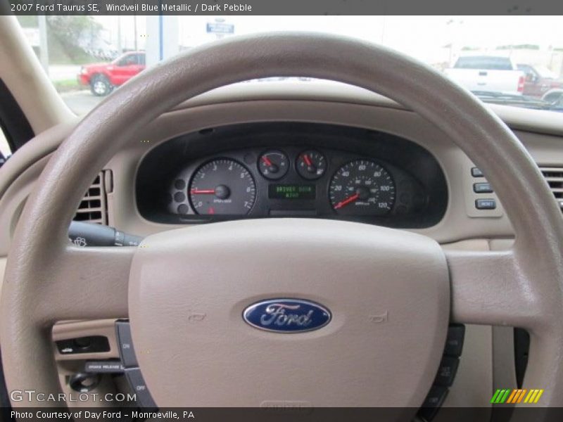 Windveil Blue Metallic / Dark Pebble 2007 Ford Taurus SE