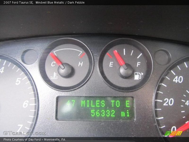 Windveil Blue Metallic / Dark Pebble 2007 Ford Taurus SE