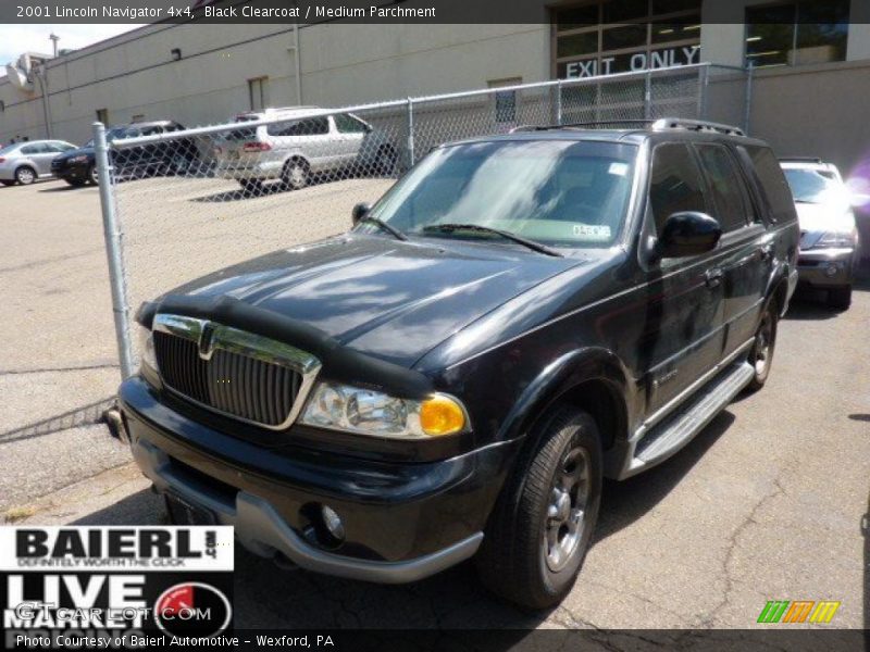 Black Clearcoat / Medium Parchment 2001 Lincoln Navigator 4x4