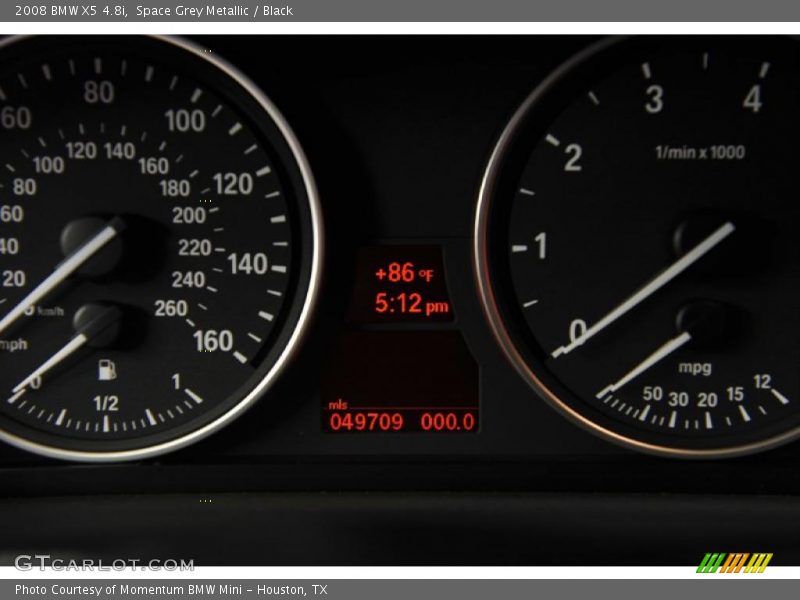 Space Grey Metallic / Black 2008 BMW X5 4.8i