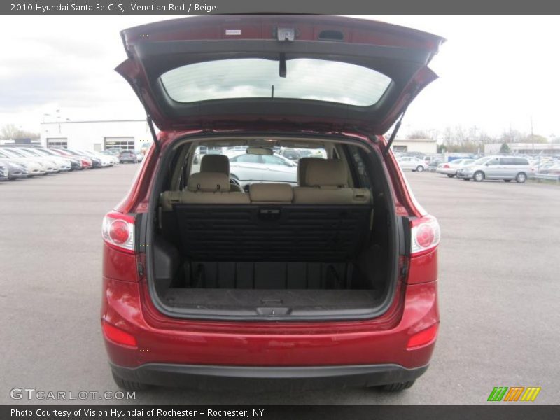 Venetian Red / Beige 2010 Hyundai Santa Fe GLS