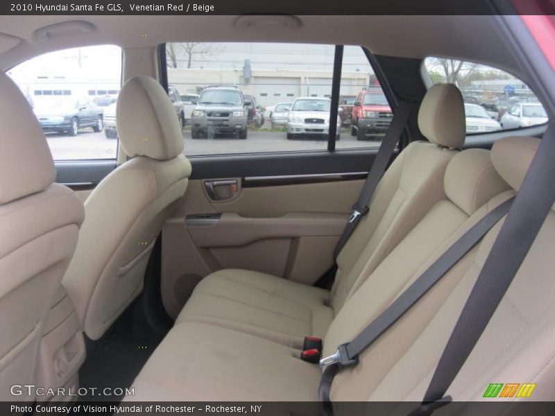 Venetian Red / Beige 2010 Hyundai Santa Fe GLS