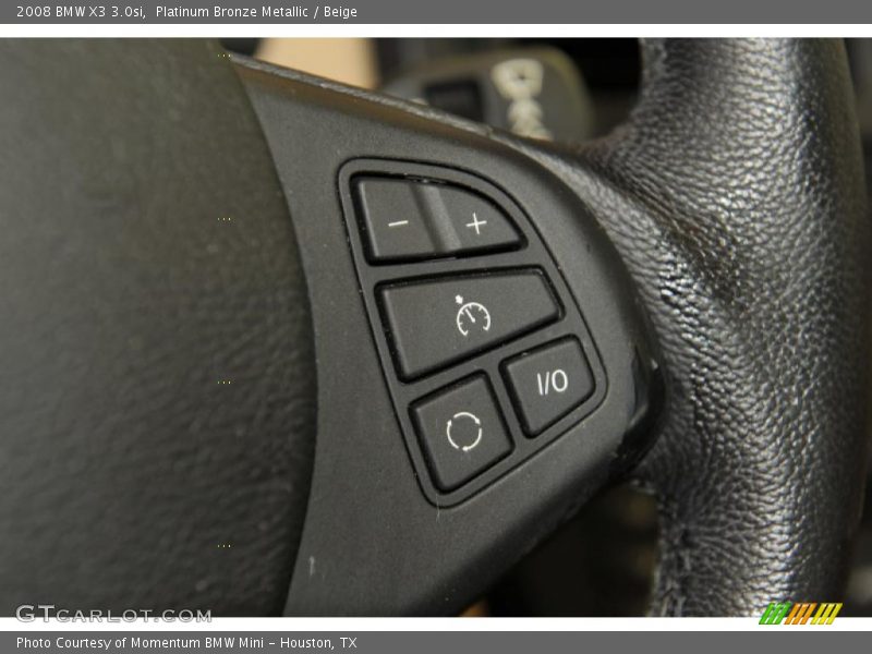 Platinum Bronze Metallic / Beige 2008 BMW X3 3.0si